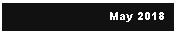Text Box:  May 2018