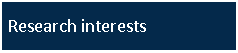 Text Box: Research interests