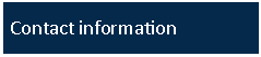 Text Box: Contact information