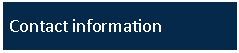 Text Box: Contact information